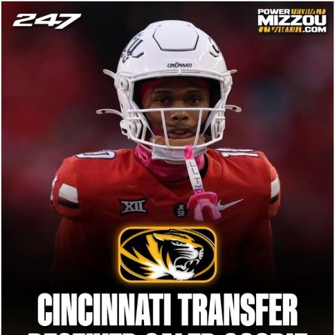 EXCLUSIVE: Cincinnati WR Commits to Mizzou, Becomes Second Addition to Tigers’ 2026 Transfer Class